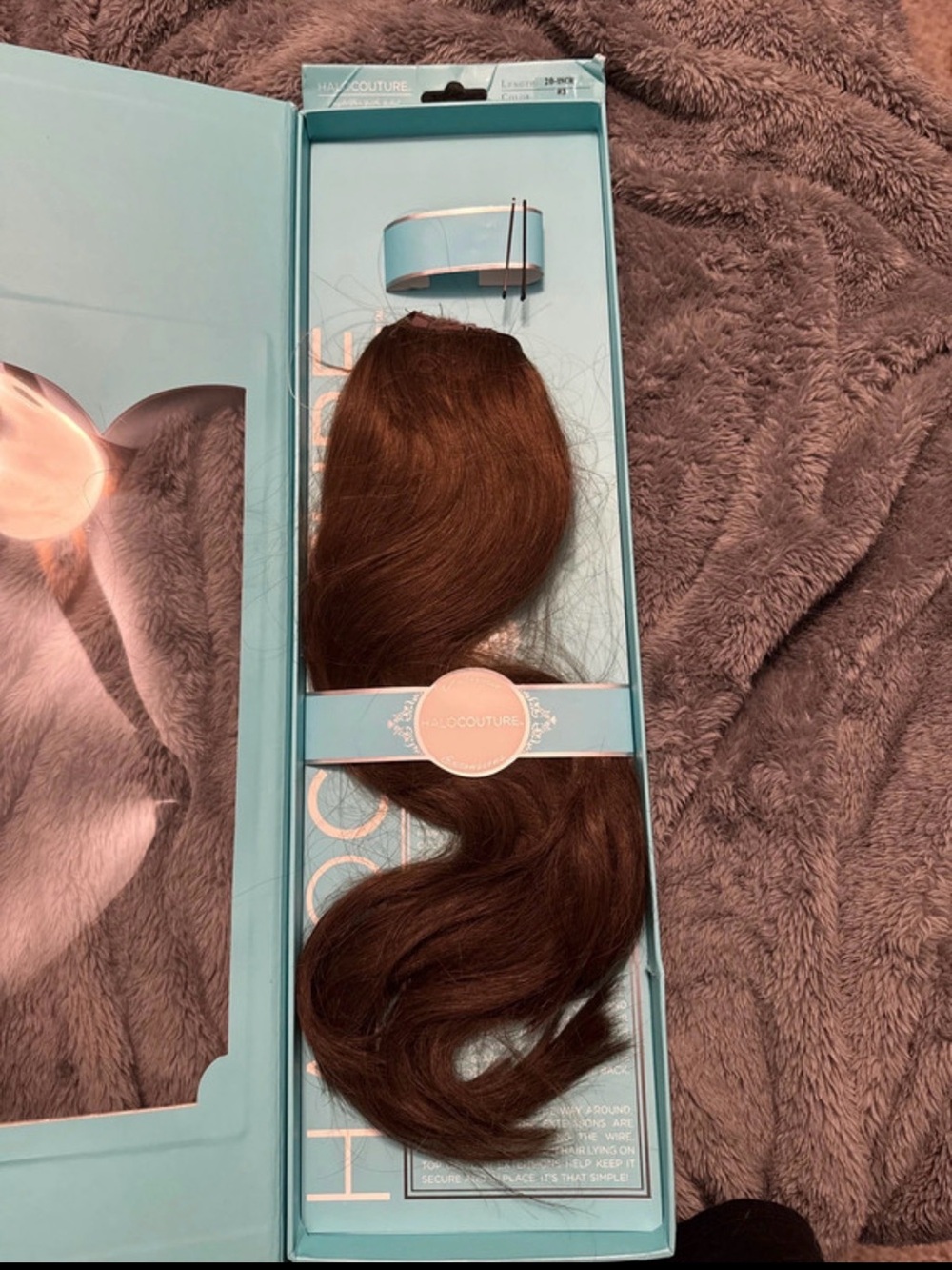 Halocouture Brown Clip-In Hair Extension - Natural Brown
